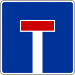 Sackgasse - Verkehrsschild (Zeichen 357)